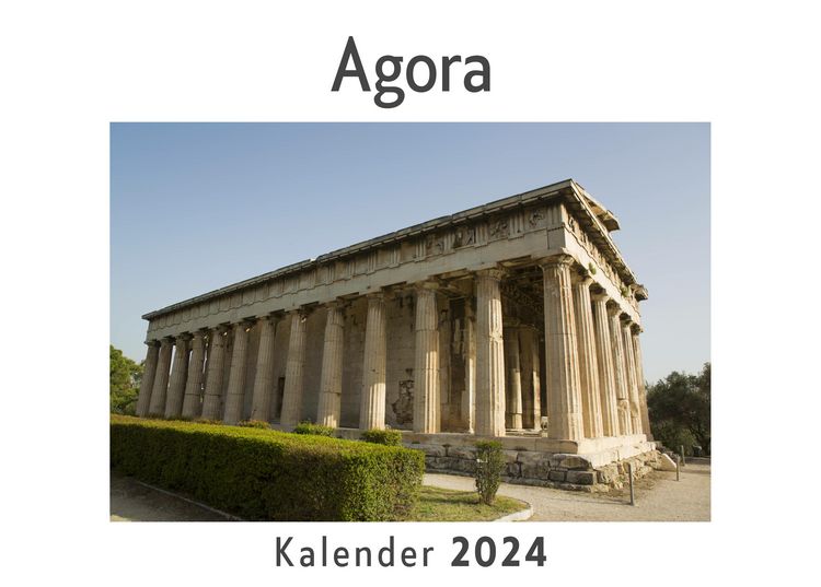 Produktbild: Agora (Wandkalender 2024, Kalender DIN A4 quer, Monatskalender im Querformat mit Kalendarium, Das perfekte Geschenk)