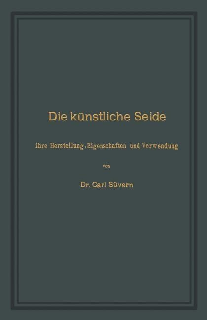 Produktbild: Die k&uuml;nstliche Seide