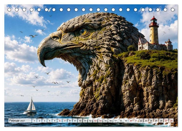 Produktbild: Die W&auml;chter der Erde (Tischkalender 2027 DIN A5 quer), CALVENDO Monatskalender