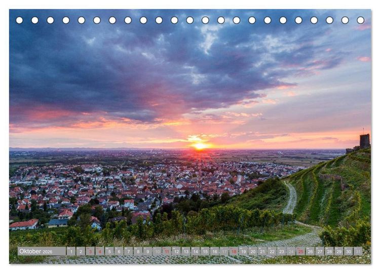 Produktbild: Kurpfalz 2026 (Tischkalender 2026 DIN A5 quer), CALVENDO Monatskalender