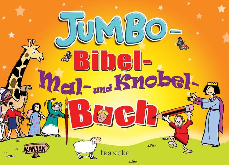 Produktbild: Jumbo-Bibel-Mal- und Knobelbuch