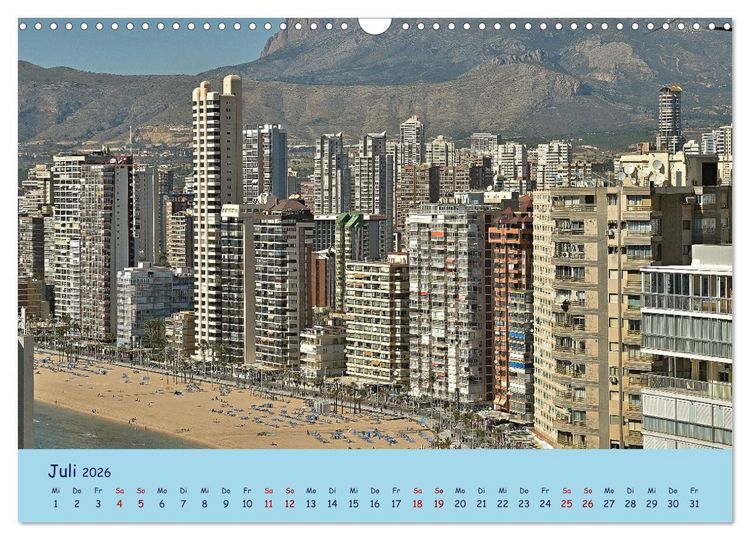 Produktbild: Benidorm (Wandkalender 2026 DIN A3 quer), CALVENDO Monatskalender