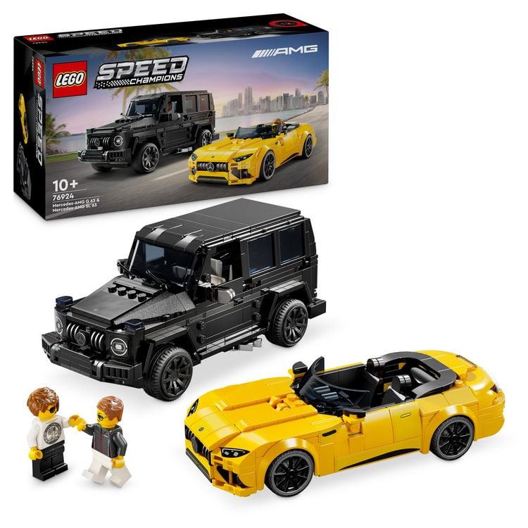 Produktbild: LEGO Speed Champions Mercedes-AMG G 63 & Mercedes-AMG SL 63 76924