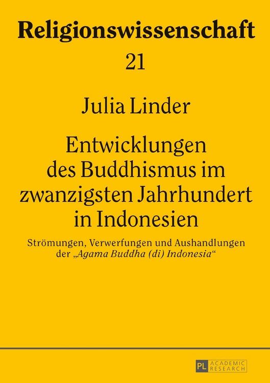Produktbild: Entwicklungen des Buddhismus im zwanzigsten Jahrhundert in Indonesien