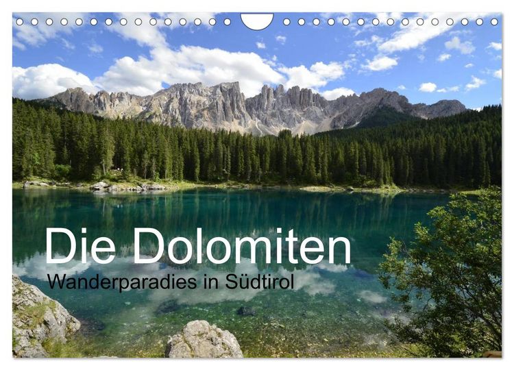 Produktbild: Die Dolomiten &ndash; Wanderparadies in S&uuml;dtirol (Wandkalender 2026 DIN A4 quer), CALVENDO Monatskalender