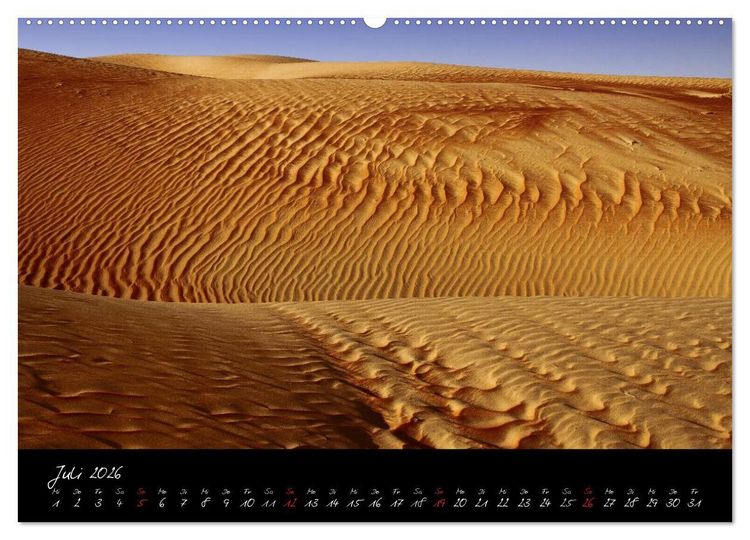 Produktbild: Farben der W&uuml;ste (Wandkalender 2026 DIN A2 quer), CALVENDO Monatskalender