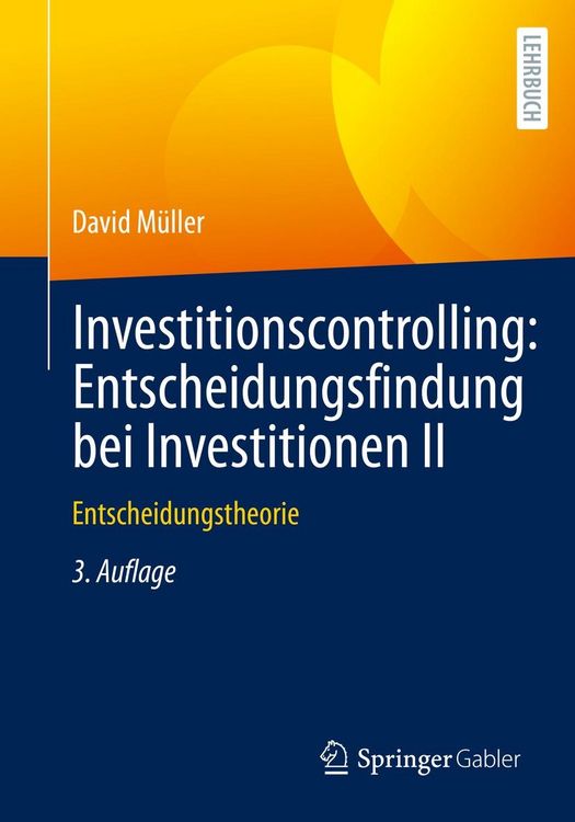 Produktbild: Investitionscontrolling: Entscheidungsfindung bei Investitionen II