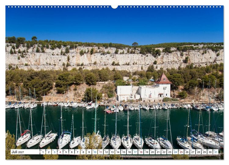 Produktbild: C&ocirc;te d&rsquo;Azur Glanzlichter an der franz&ouml;sischen Mittelmeerk&uuml;ste (hochwertiger Premium Wandkalender 2027 DIN A2 quer), Kunstdruck in Hochglanz