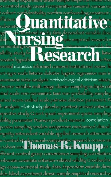 Produktbild: Quantitative Nursing Research