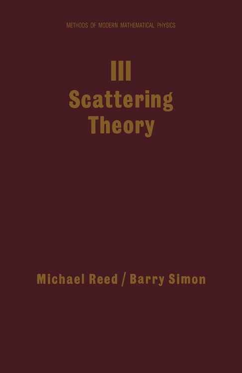 Produktbild: III: Scattering Theory