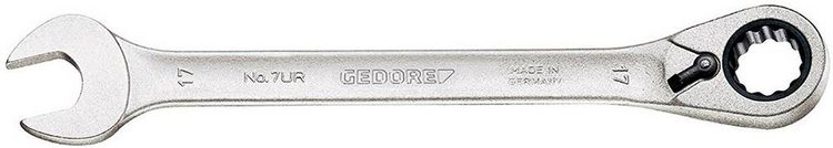 Produktbild: Gedore 2297345 7 UR - 17 Ring-Maulschl&uuml;ssel Schl&uuml;sselweite (Metrisch) 17mm