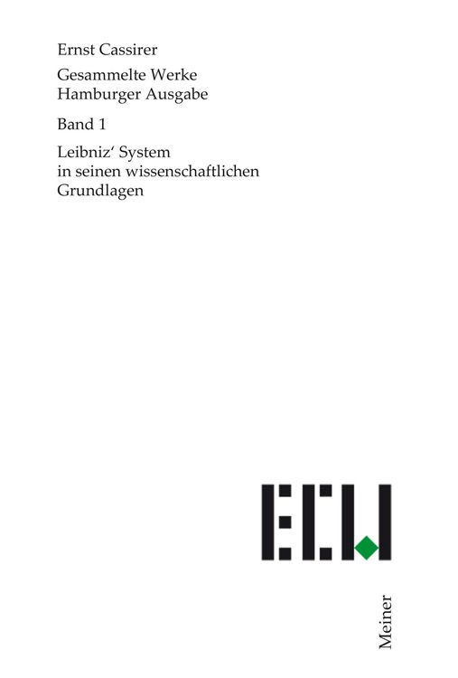 Produktbild: Leibniz' System in seinen wissenschaftlichen Grundlagen