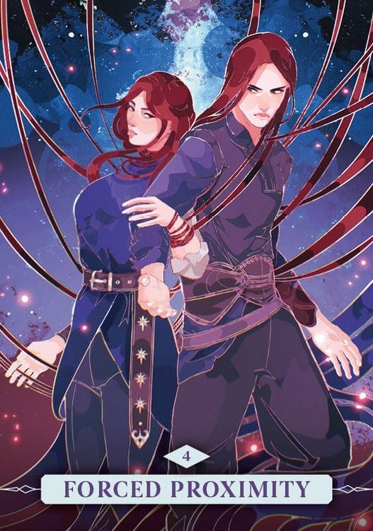 Produktbild: Kartenset: Romantasy-Orakel | Nutze die Botschaften der beliebtesten Tropes, Archetypen und Settings