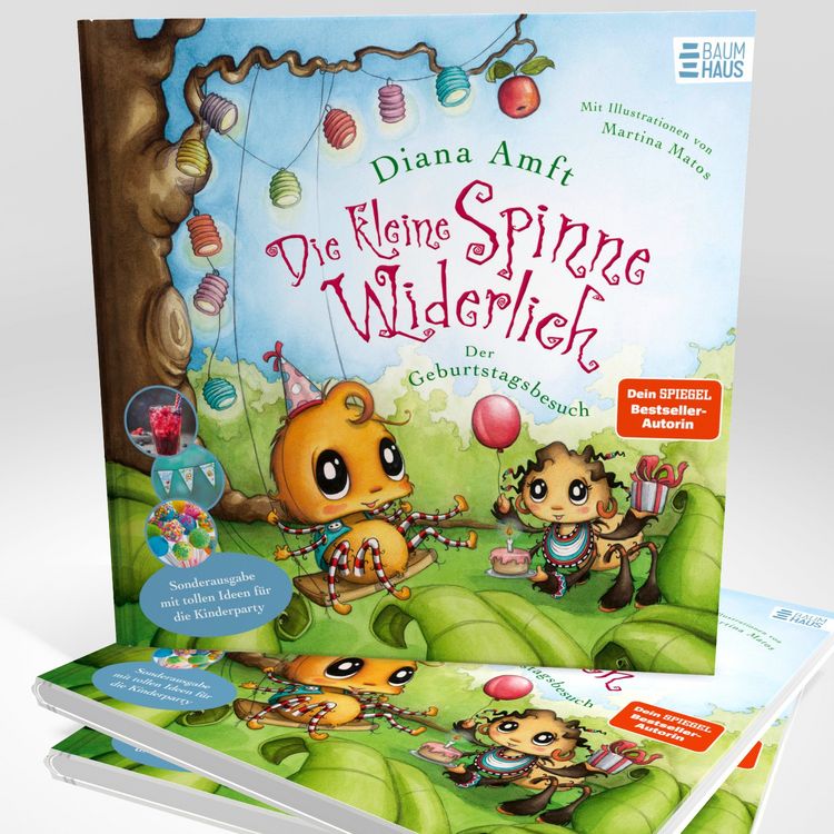 Produktbild: Die kleine Spinne Widerlich &ndash; Der Geburtstagsbesuch &ndash; Sonderausgabe mit tollen Ideen f&uuml;r die Kinderparty