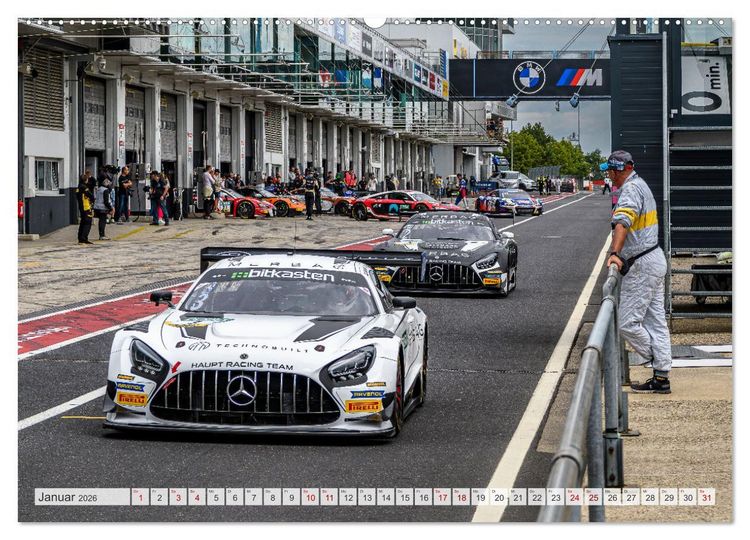 Produktbild: Schwaben Pfeile - STARS beim GT MASTERS (Wandkalender 2026 DIN A2 quer), CALVENDO Monatskalender