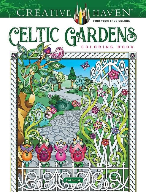 Produktbild: Creative Haven Celtic Gardens Coloring Book