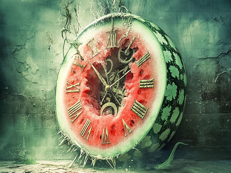 Produktbild: CALVENDO Puzzle Saftige Melone | 1000 Teile Lege-Gr&ouml;&szlig;e 64x48cm Foto-Puzzle f&uuml;r gl&uuml;ckliche Stunden