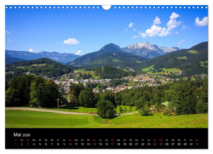 Produktbild: Berchtesgadener Land (Wandkalender 2026 DIN A3 quer), CALVENDO Monatskalender