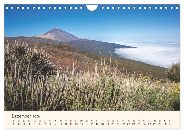 Produktbild: Teneriffa in Bildern (Wandkalender 2026 DIN A4 quer), CALVENDO Monatskalender