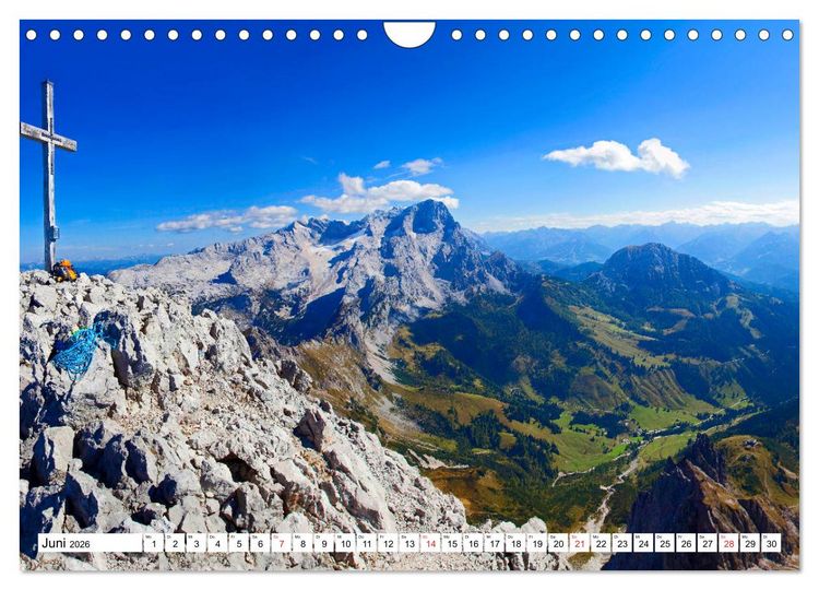 Produktbild: Gr&uuml;&szlig;e aus Filzmoos (Wandkalender 2026 DIN A4 quer), CALVENDO Monatskalender