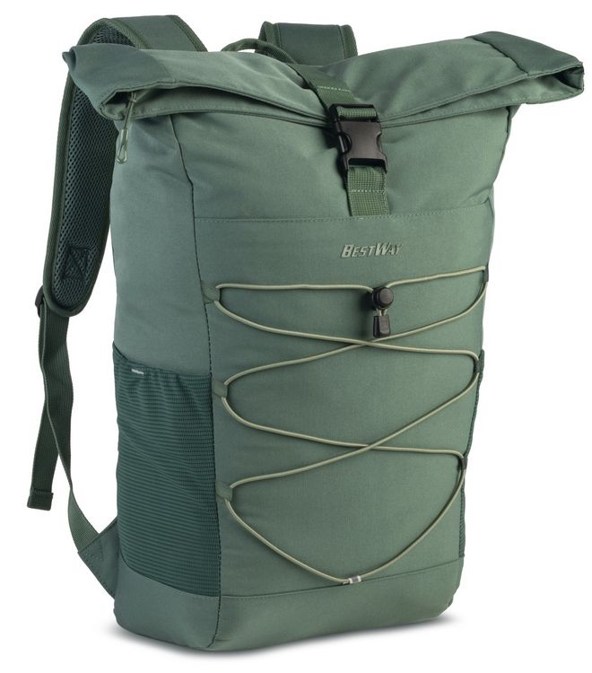 Produktbild: BESTWAY&reg; Rucksack Urban, Rolltop, sage, ca. 18 Liter