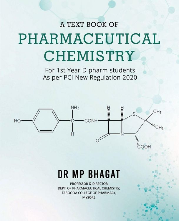 Produktbild: A Text Book of Pharmaceutical Chemistry (For 1st Year D.Pharm. Students) [As Per PCI New Regulation, 2020]