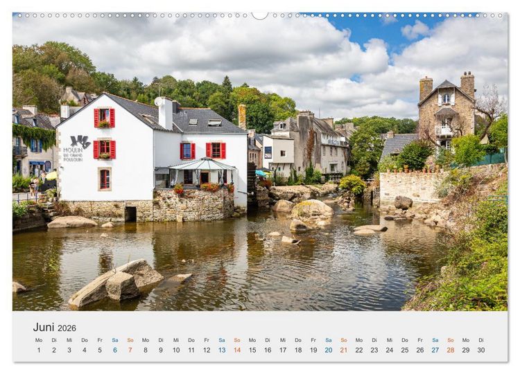 Produktbild: Cornouaille - Ein Ausflug in den S&uuml;dwesten der Bretagne (hochwertiger Premium Wandkalender 2026 DIN A2 quer), Kunstdruck in Hochglanz