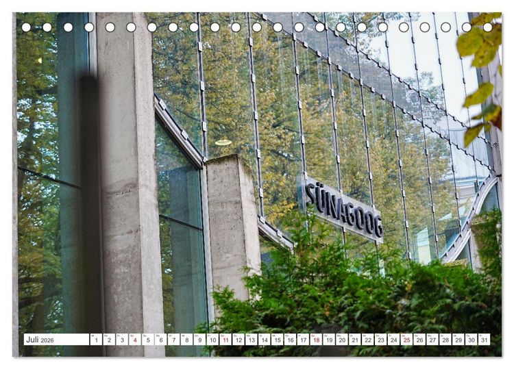 Produktbild: Synagogen im Baltikum (Tischkalender 2026 DIN A5 quer), CALVENDO Monatskalender
