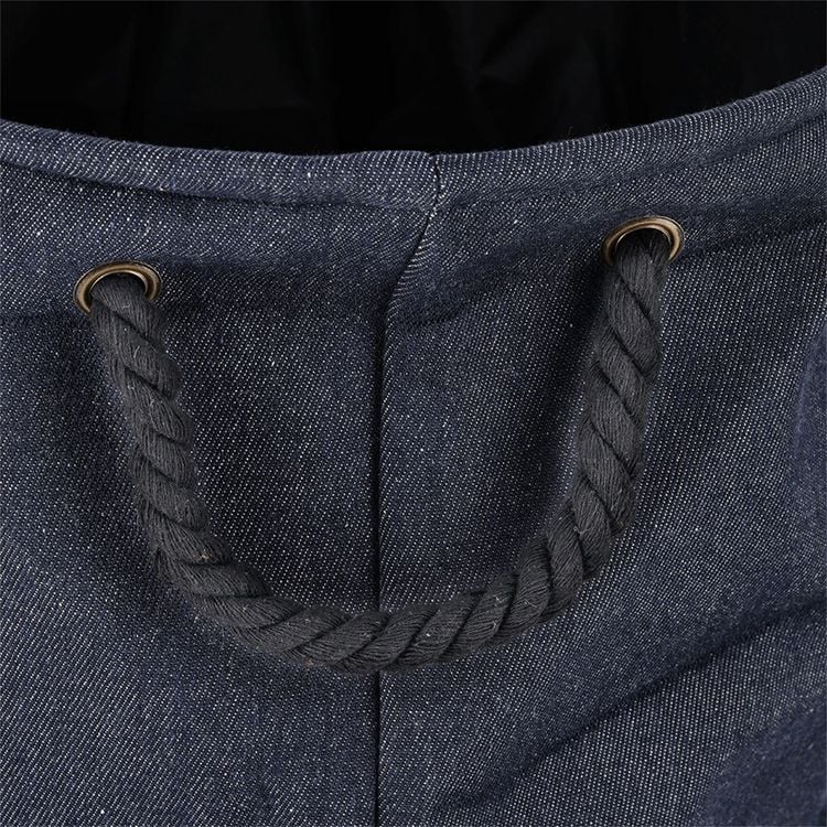 Produktbild: HTI-Living W&auml;schesammler "Denim", Baumwolle/Polyester, blau