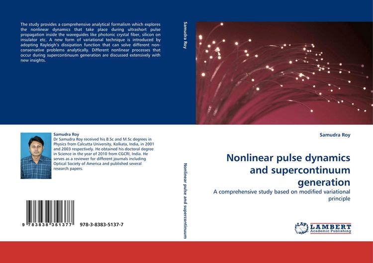 Produktbild: Nonlinear pulse dynamics and supercontinuum generation