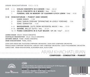 Produktbild: Kchatchaturian: Komponist-Dirigent-Pianist