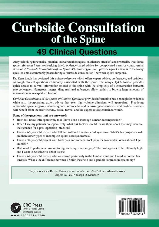 Produktbild: Curbside Consultation of the Spine