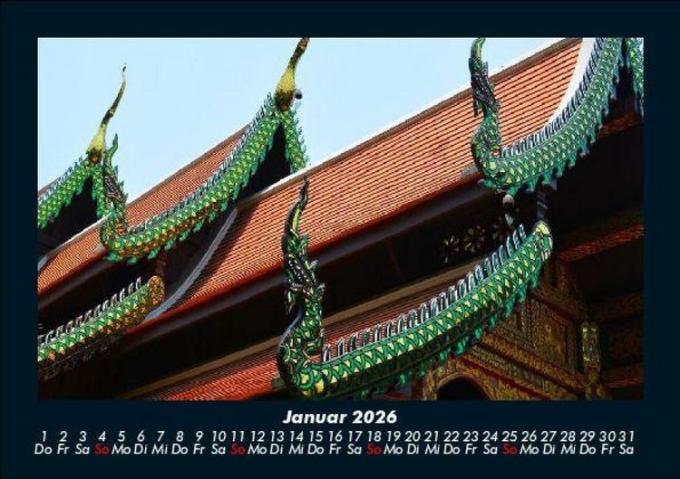 Produktbild: Tempel 2026 Fotokalender DIN A5