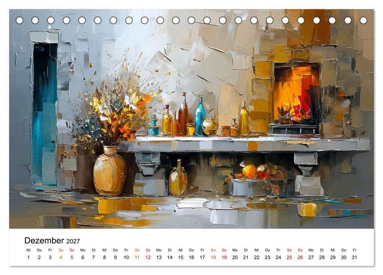 Produktbild: K&uuml;chen Poesie (Tischkalender 2027 DIN A5 quer), CALVENDO Monatskalender