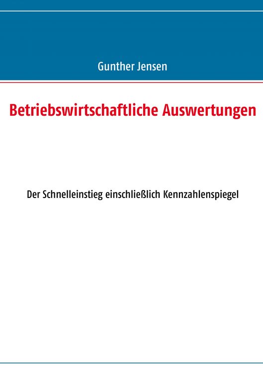 Produktbild: Betriebswirtschaftliche Auswertungen
