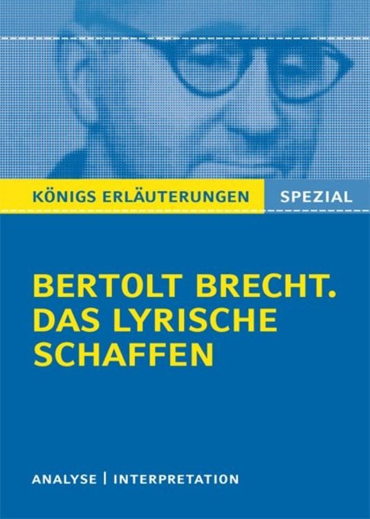 Produktbild: Brecht. Das lyrische Schaffen