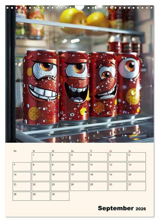 Produktbild: Nachts im K&uuml;hlschrank (Wandkalender 2026 DIN A3 hoch), CALVENDO Monatskalender