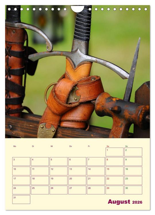 Produktbild: Spektakulum - Mittelalterliches Kalendarium (Wandkalender 2026 DIN A4 hoch), CALVENDO Monatskalender