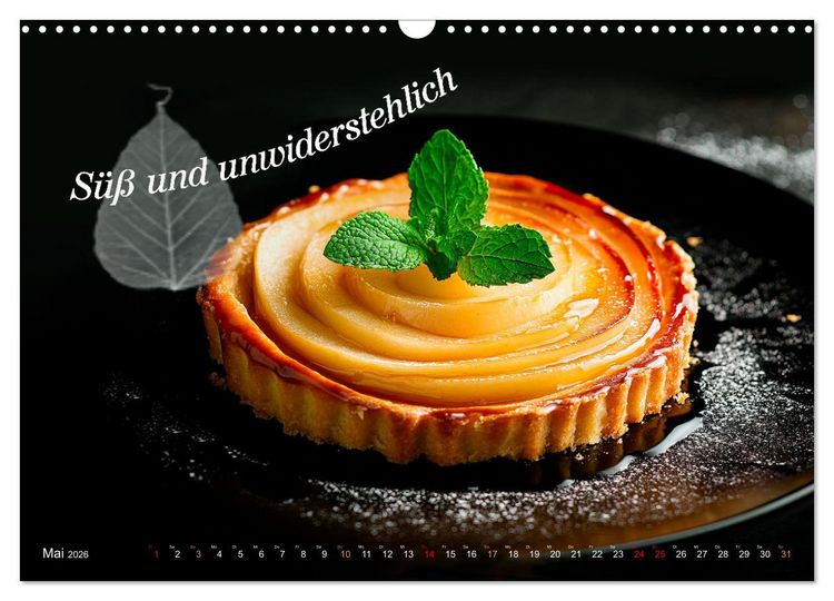 Produktbild: Dessert - Liebe auf den ersten Biss (Wandkalender 2026 DIN A3 quer), CALVENDO Monatskalender