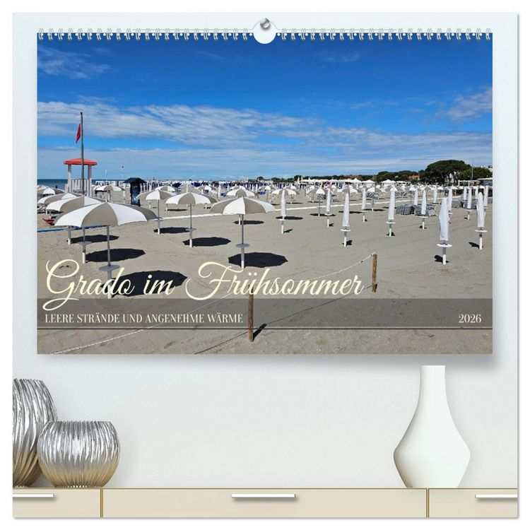 Produktbild: Grado im Fr&uuml;hsommer (hochwertiger Premium Wandkalender 2026 DIN A2 quer), Kunstdruck in Hochglanz