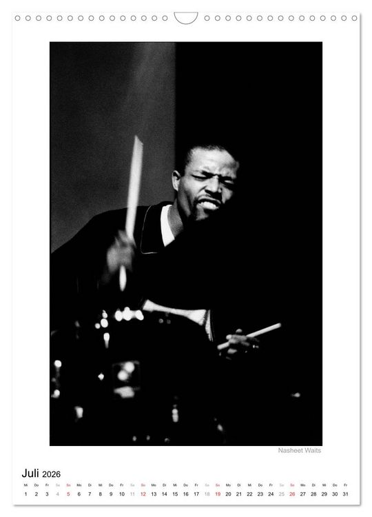 Produktbild: Jazzsound (Wandkalender 2026 DIN A3 hoch), CALVENDO Monatskalender
