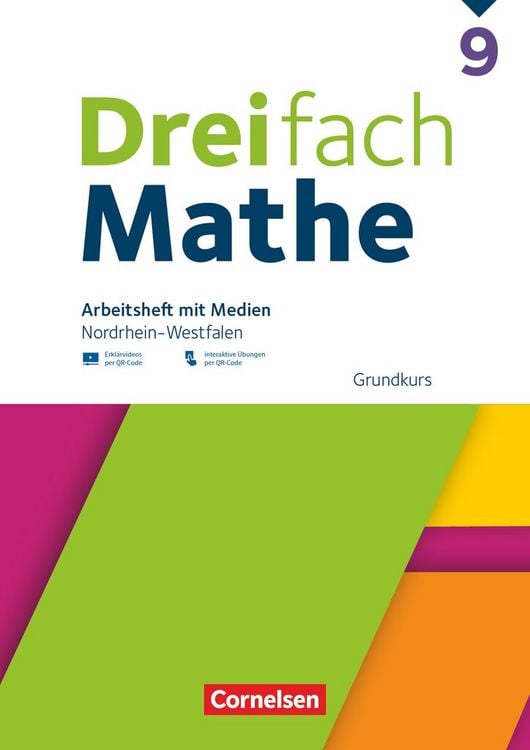 Produktbild: Dreifach Mathe - Nordrhein-Westfalen - Ausgabe 2022 - 9. Schuljahr