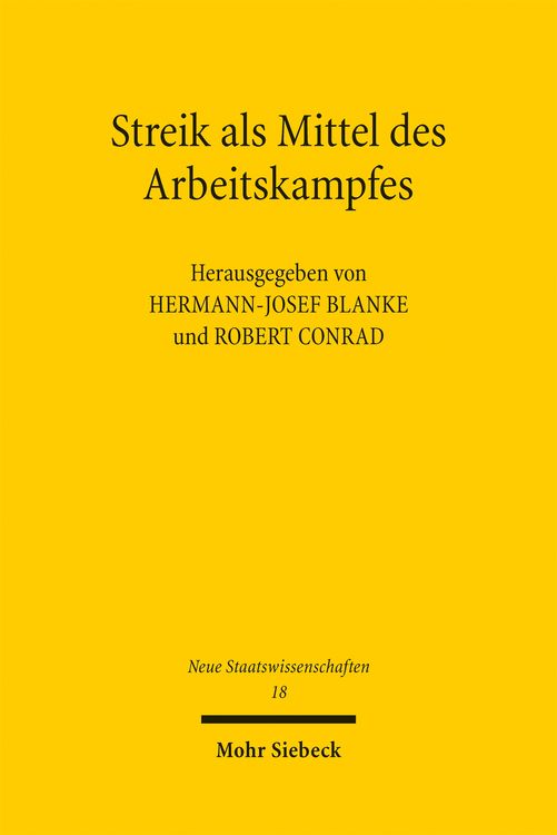 Produktbild: Streik als Mittel des Arbeitskampfes