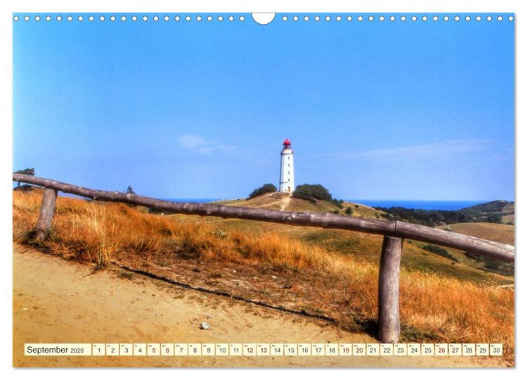 Produktbild: INSEL R&Uuml;GEN - HIDDENSEE. Du bist so sch&ouml;n. (Wandkalender 2026 DIN A3 quer), CALVENDO Monatskalender
