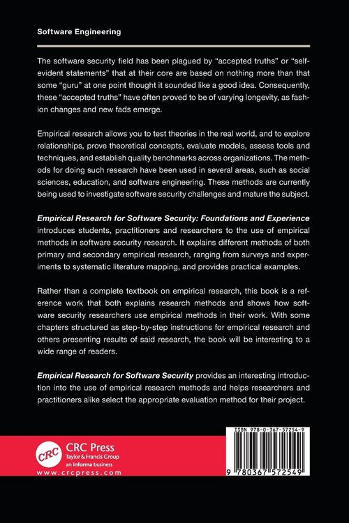 Produktbild: Empirical Research for Software Security