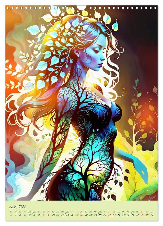 Produktbild: L'&eacute;l&eacute;gance de la nature (Calendrier mural 2026 DIN A3 horizontal), CALVENDO calendrier mensuel