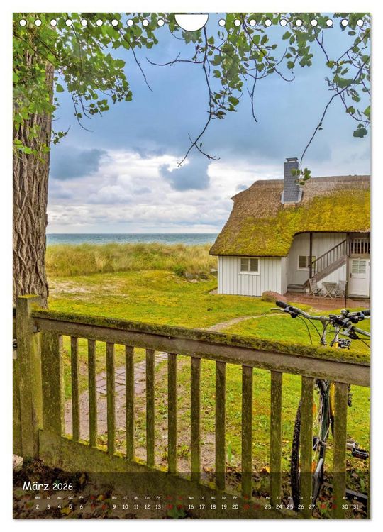 Produktbild: Wunderbare Ostseelandschaft Fischland-Dar&szlig;-Zingst (Wandkalender 2026 DIN A4 hoch), CALVENDO Monatskalender