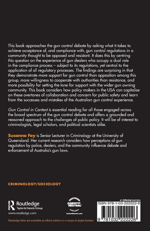 Produktbild: Gun Control in Context