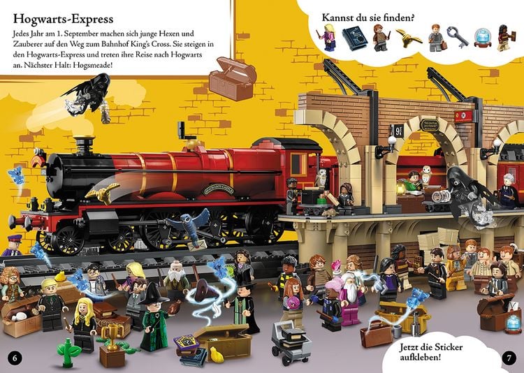 Produktbild: LEGO&reg; Harry Potter&trade; &ndash; Mein magisches Wimmel-Stickerbuch