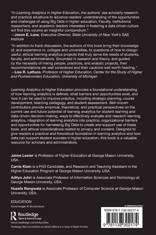Produktbild: Learning Analytics in Higher Education